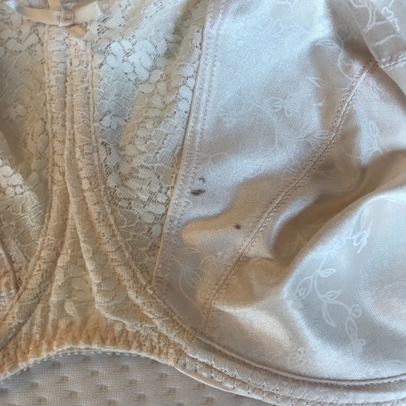 Cacique 44DD White Lace Unlined Bra - Picture 8 of 8